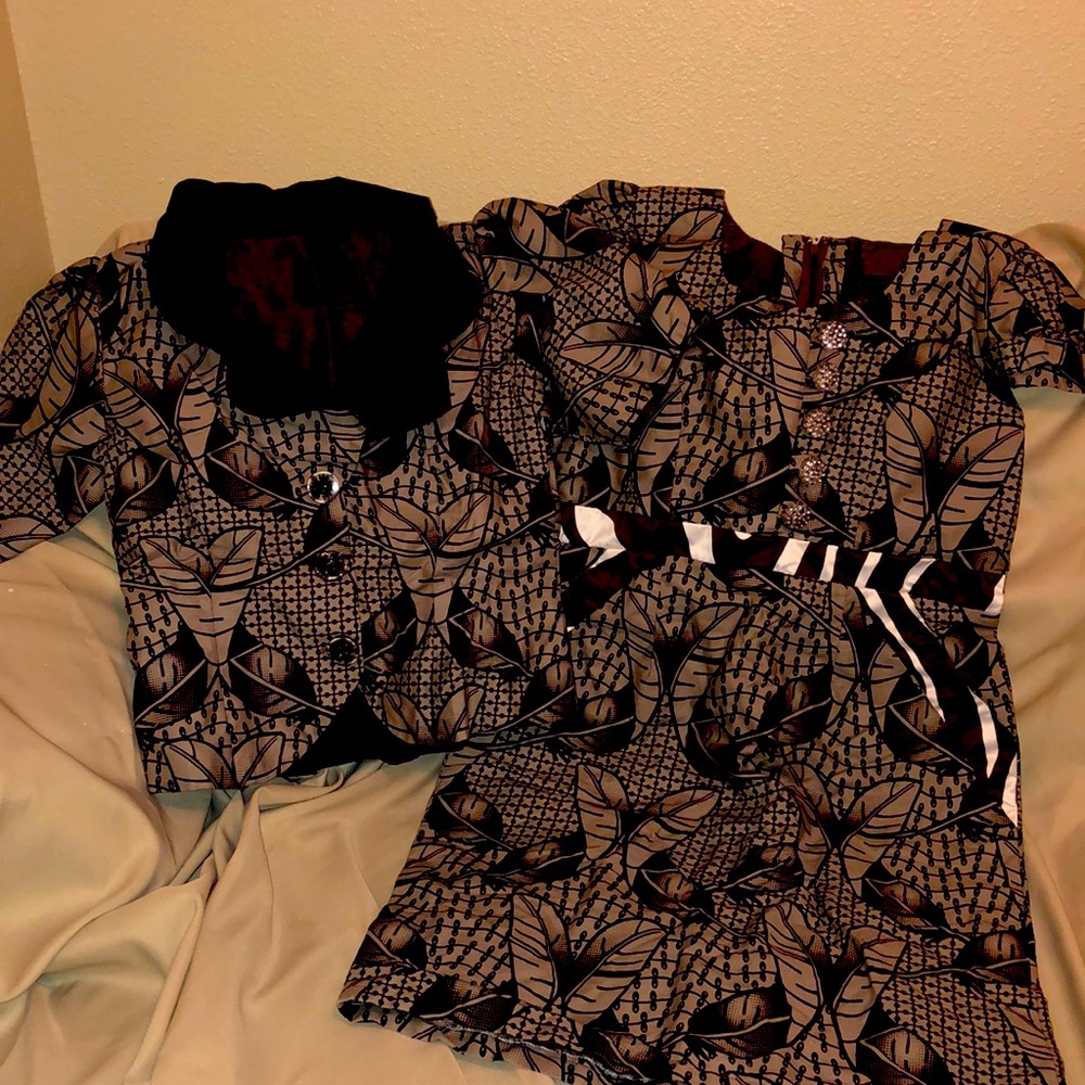 Ankara Dress and Jacket